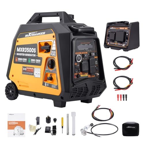 maXpeedingrods 3500W Dual Fuel Inverter Generator
