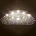 Produktbild NBVCX Wohnaccessoires L100 B40cm 9 Lichter Beleuchtung Neue Kurve Unterputz Kronleuchter Shop Licht Kristall Kronleuchter zeitgenössische Kristall Beleuchtung Warmwhitelight