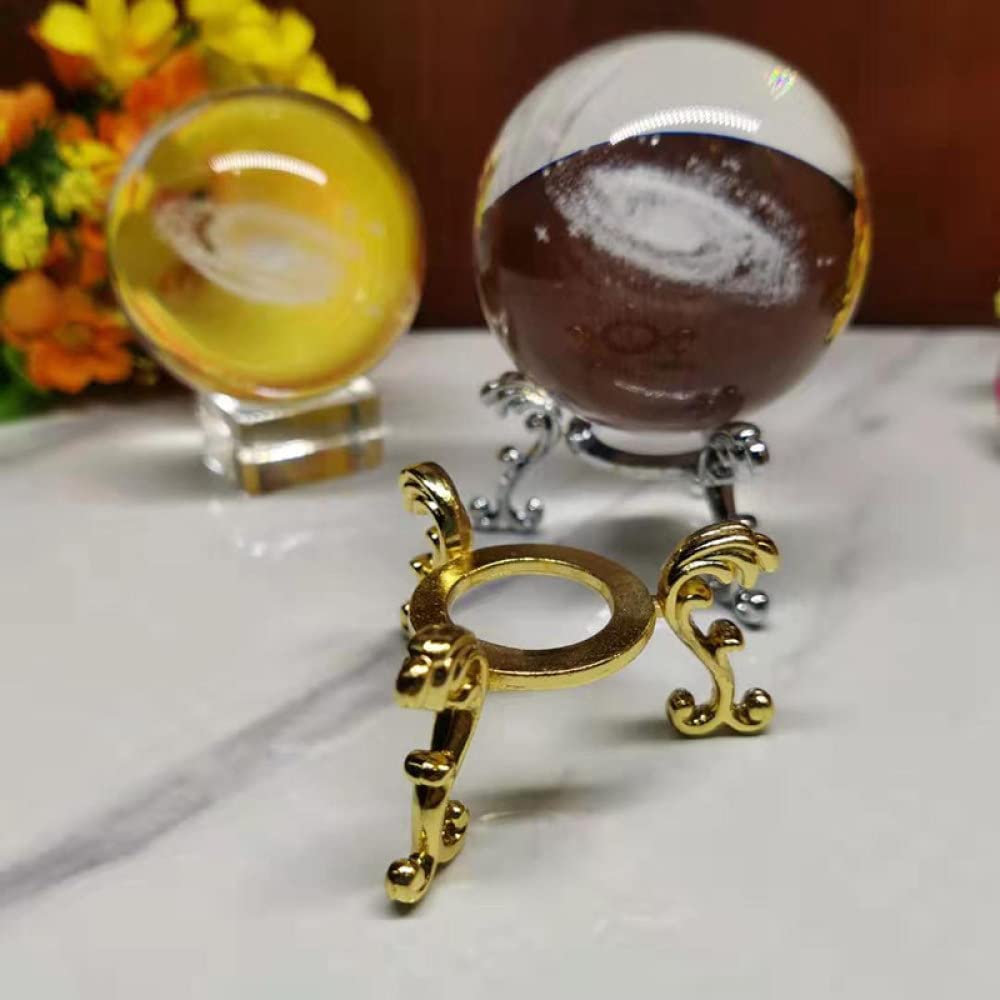 6CM średnica Globe Galaxy miniatury kryształowa kula 3D grawerowane szkło kwarcowe kula kula akcesoria do dekoracji domu prezenty, tylko piłka, 6 cm