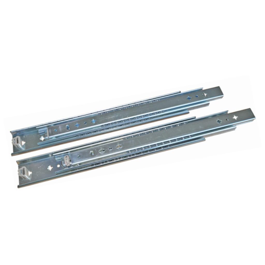 Guide a Sfera, Portata 80 kg, Estrazione Totale (800 mm), Montaggio Laterale, Guida Sfilabile, 1 Coppia (2 guide)