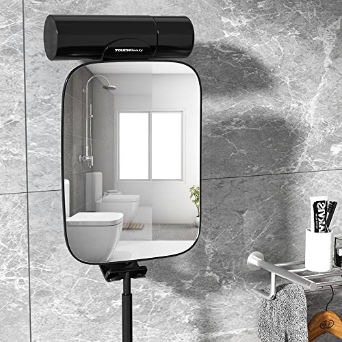 TOUCHBeauty Antibeschlag-Duschspiegel, 3X Vergrößerung Rasierspiegel Kosmetik-Spiegel Dusche und Badewanne, mit Haken, Ohne Bohren AG-2071B(Verbesserte Version) Cover