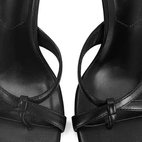 Dsevht Gold Kitten Heel Sandals for Women Flip Flop Strappy Mule heels Rounded Open Toe Heeled Thong Sandals Women3