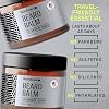 Beard Balm for Men - Utility Balm Travel Pack - Supports Thicker Beard, Lumber Yard Scent, Natural Ingredients Butter Reduces Dryness & Enhances Look - 2 oz