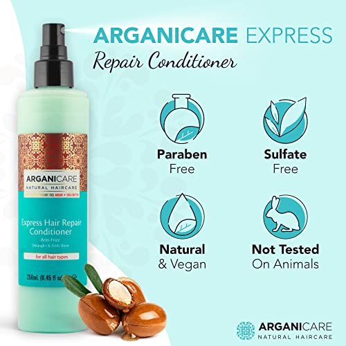 Arganicare Express Repair Hair Conditioner For Dry Hair - Creamy Formula Enriched With Moroccan Argan Oil, Keratin And Shea Moisture For Hair Growth - Deep Conditioner For Dry Damaged Hair Treatment #TOP3