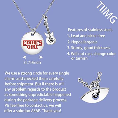 TV Serial Themed Eddie Inspired Charm Gift Lovers' Necklace2