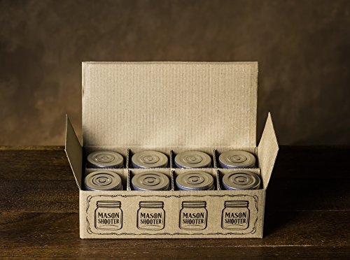 Hayley Cherie® - Mason Jar Shot Glasses With Lids (Set Of 8) – Mini Mason Shooter Glass - 2 Ounces - For Drinks, Liquor, Favors, Desserts, Parties, Birthdays, Gifts #TOP6