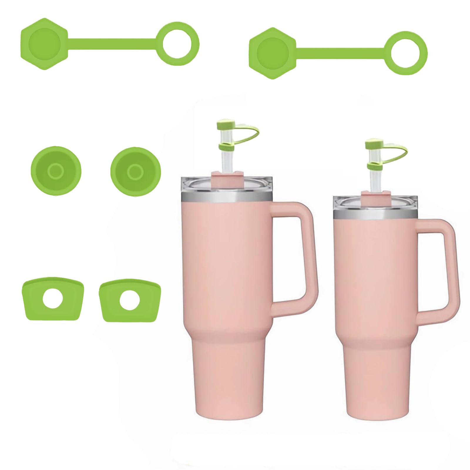 Lot De 6 Bouchons Silicone étanches Pour Gobelet Stanley 2.0 – Anti-fuites, Anti-poussière – Accessoires Tasse Stanley 887ml à 1,2L - 5
