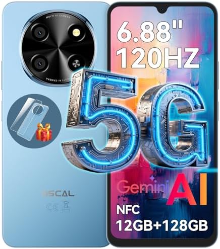 OSCAL Tiger 8 5G Android Phones Unlocked for T-Mobile Phones, 6.88 ...