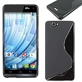 ebestStar - kompatibel mit Wiko Getaway Hülle Flex Silikongel Handyhülle, Klar TPU Schutzhülle, S-line, Schwarz