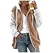 Ayolanni womens winter fashion Fuzzy Fleece Jacket Women Plus Size Warm Winter Coats Fluffy Sherpa Hoodie Zip up Casual Cardigan Sweater Outerwear Khaki 3X