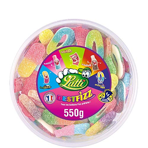 LUTTI - Best Fizz Tubo 550G - Pack de 3 - Entrega Gratuita