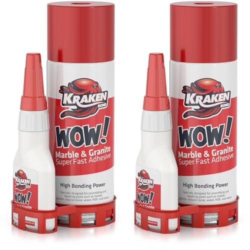 Kraken Bond Wow Marble & Granite CA Glue with Activator