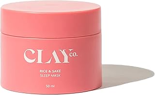 Clayco. Rice & Sake Sleep Mask 50 Ml | Face Mask For Glowing Skin | Night Cream For Glass skin | Japanese Skincare Routine...