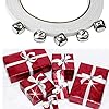 luckkyme Jingle Bells, 300 Pieces 1/2 Inch Craft Bells, DIY Craft Bells for Wreath, Holiday Home Decoration (Silver) #5