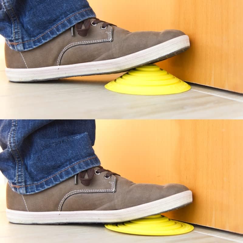 Miniatura 3 de Pekasa - Tope de puerta redondo, tope de puerta único, tapón de puerta de goma, topes de puerta para parte inferior de la puerta, topes de puerta