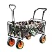 Produktbild Generic Strandwagen, Sackkarre Faltbar, 80 Kg Ladekapazität, Verstellbarer Drehgriff, Doppelbremsen-Design, Abnehmbare Oxford-Einkaufstasche, Für Strand, Garten, Camping, Outdoor-Sport