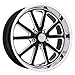 US MAG 1PC 20" Inch 5x5 Wheel Rim U117 Rambler 20x8 +1mm Black Milled