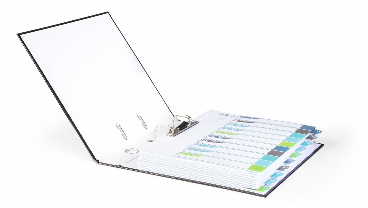 Durable Index Set 1-10 A4+ Portrait, Writable Index Organisation Sheet, 100% Recyclable, Perfect For Organising A4 Documents - Image 3