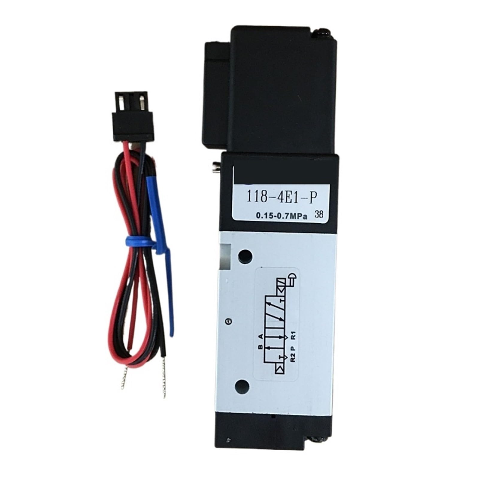 BACYDLPL Solenoid Valve 118-4E1-P/L DC12V DC24V AC220V Solenoid Valve(118-4E1-P(DC24V))