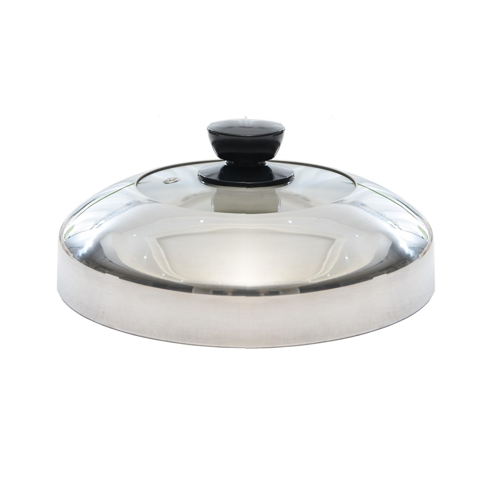 Tapa Sarten Universal Tapa for Wok, cubierta for olla de cocina de acero inoxidable con asa, cubierta for sartén, tapa for sartén Visible for el hogar, tapa for Wok, tapa for olla de repuesto Tapa de