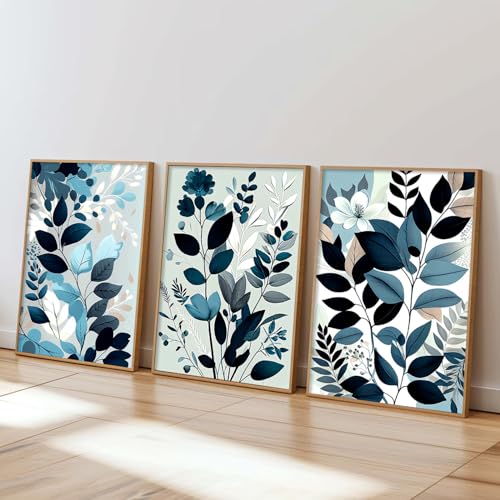 Image of kotart Painting for Wall Decoration - Modern Art Wall Decor Framed Painting for Living Room Bedroom - Framed Wall Posters /Paintings with Frame Set of 3 (Art-6, 13X17 inch)
