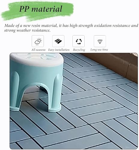 Carreaux de sol emboîtables pour rénover facilement une terrasse abîmée