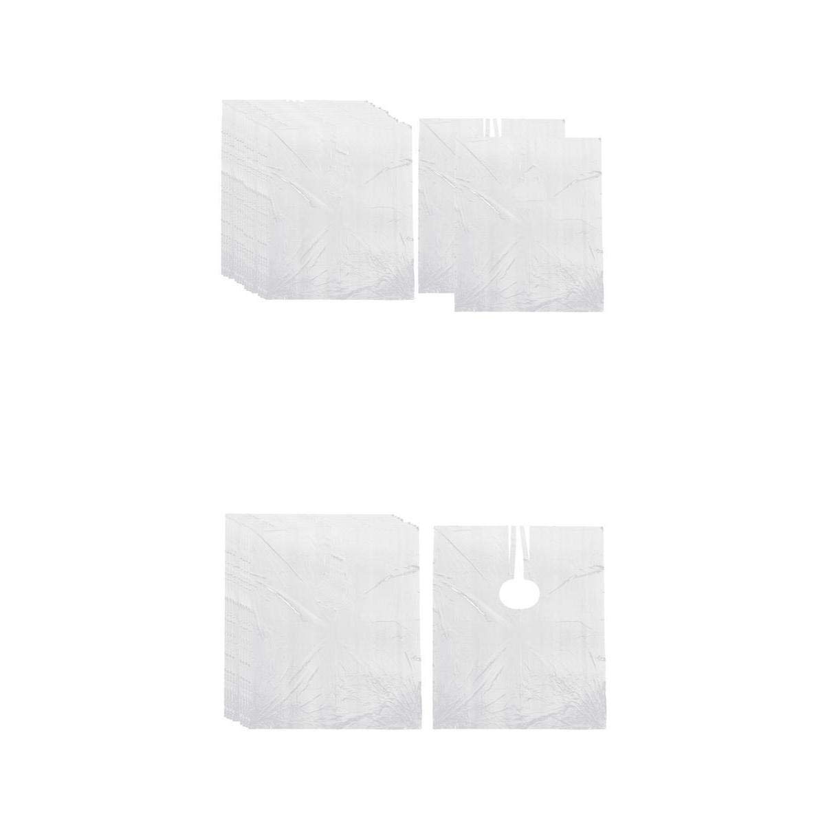calandis ™ 100X Disposable Hair Cutting Capes Gown Cloth Gowns Hairdressing 64X84Cm | Styling Capes & Gowns | Salon & Spa Equipment | Health & Beauty-picture-31