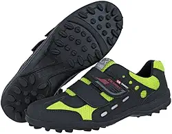 Sapatilha Ciclismo Mtb Bike Tênis Ciclista Resistente Pedal Cor:Verde;Tamanho:36