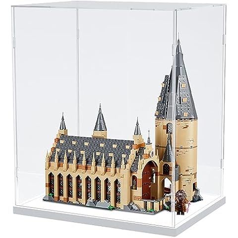 DuvinDD Acrylic Display Case for Lego Display Case Clear Countertop Collectibles Display Box Dustproof Protection Acrylic Boxes with Thick Base (13.7x9.8x15.7inch) Cover