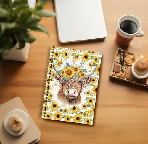Carnet de notes à spirales Highland Cow pour ne plus perdre vos idées - 3