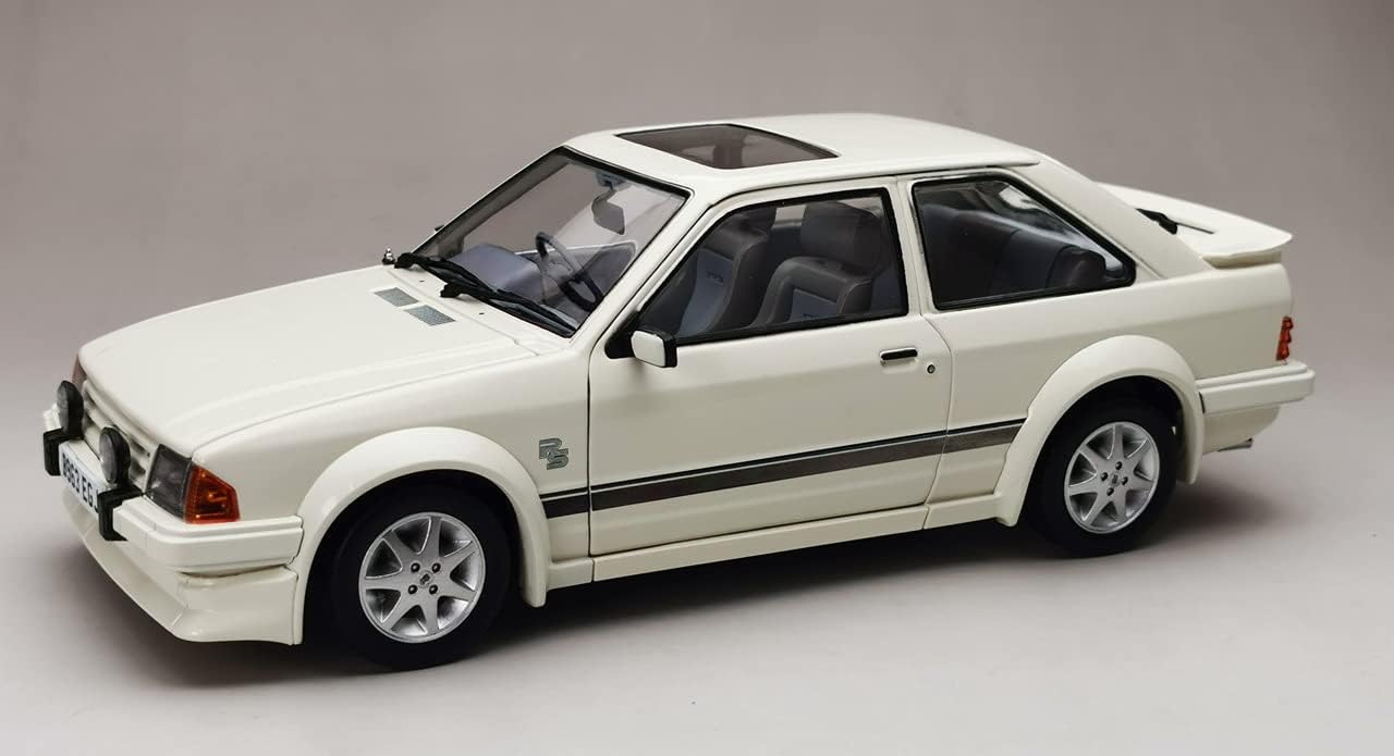 Miniature Sunstar Ford Escort RS 1600i MK3 RHD 1/18 - Blanche - Diecast