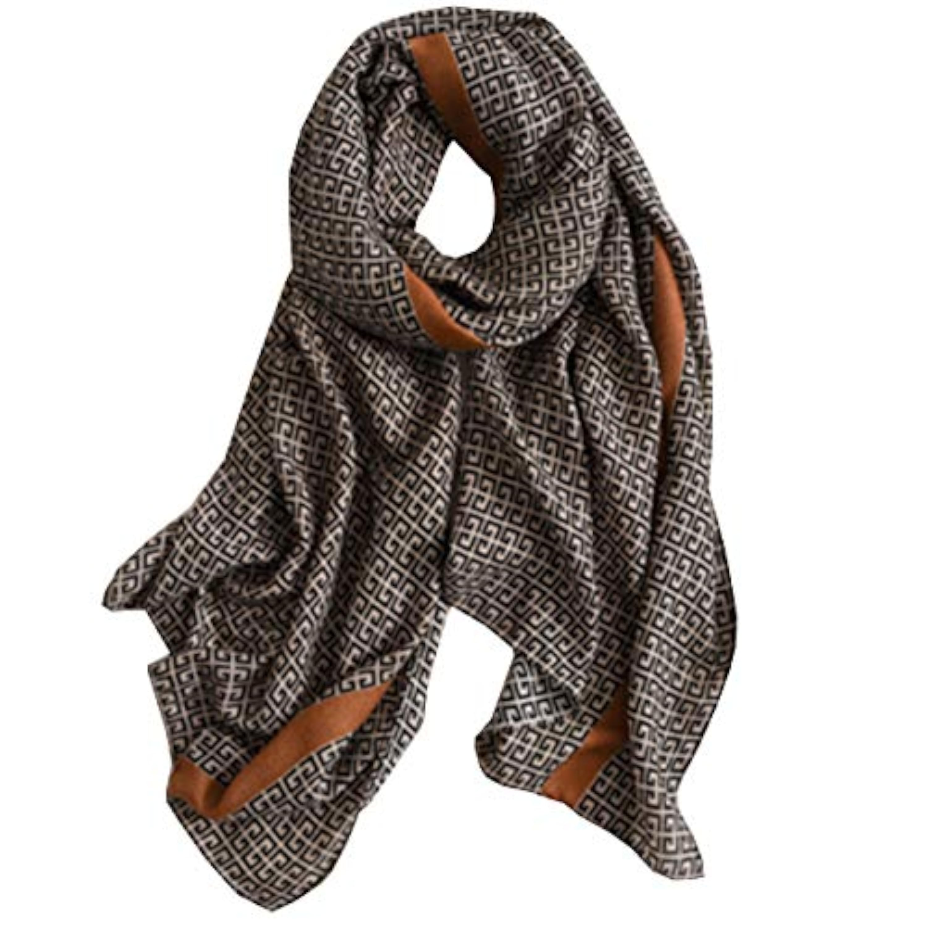 KOOYOL Mujer Bufanda Ligero Fulares Fular De Flores calientes de invierno Bufandas De Algodón de Lino Pañuelo cuello Estola Chales