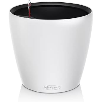 Lechuza Pot with Watering System Classico Color LS 21 White