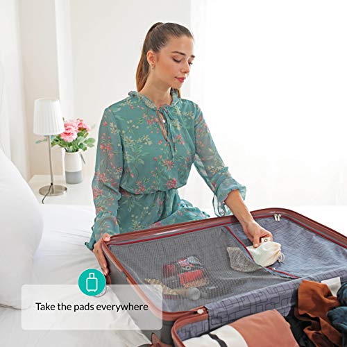 ODOXIA Reusable Makeup Remover Pads | Eco Friendly & Zero Waste Cotton Rounds | Beauty Products | 15 Natural & Organic Face Pads with Laundry Bag | Soft for All Skin Types | Bamboo Wipes for Facial Cleansing