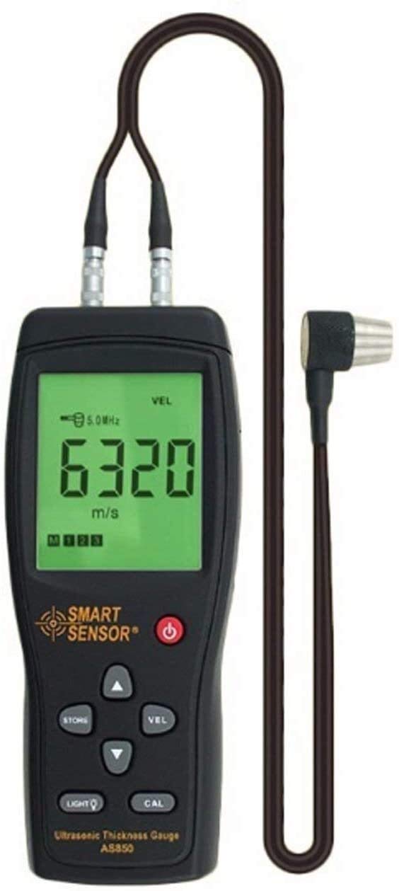 Buy WSH Digital Ultrasonic Thickness Gauge tester 1.2 to 220MM Sound Velocity Meter For Steel