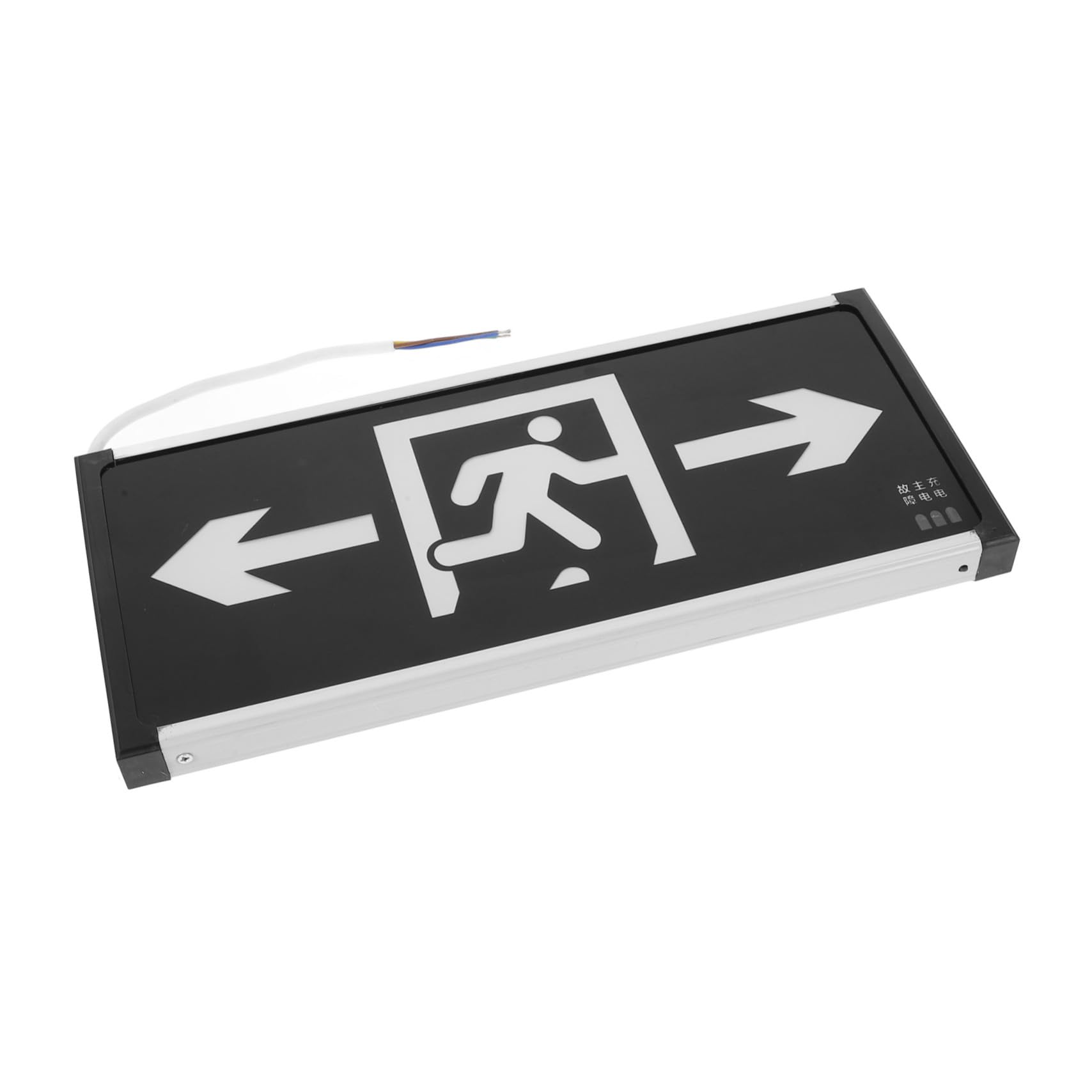 Uonlytech 5piezas Luz De Emergencia Led De Salida Alta Visibilidad Señalización De Seguridad Para Evacuación Edificios Públicos y Supermercados Diseño Colgante y Doble Cara