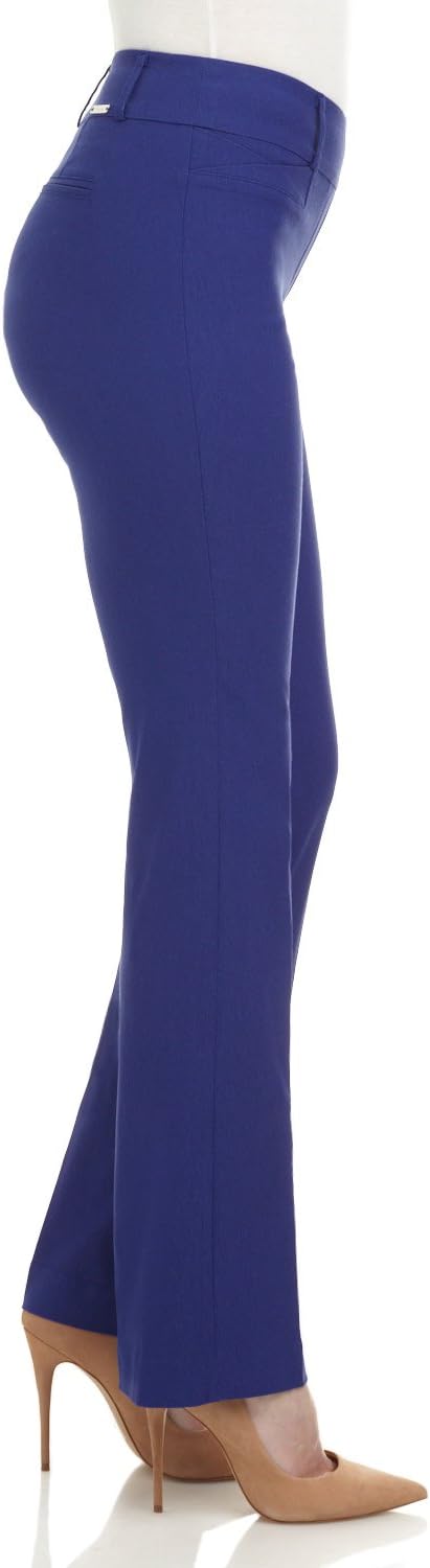 Rekucci Womens Ease into Comfort Fit Barely Bootcut Business Casual Stretch Pants in Regular/Tall/Petite fit - Image 3
