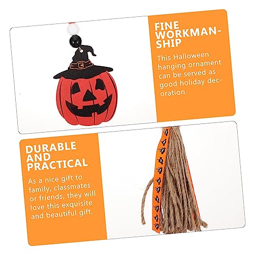 Guirlande de perles en bois Halloween déco bohème chic rustique