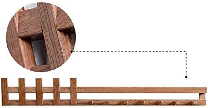 Solid Wood Key Hook, Wall-Mounted Creative Door Rack, Wall Hanger Hanging Porch Clothes Hat