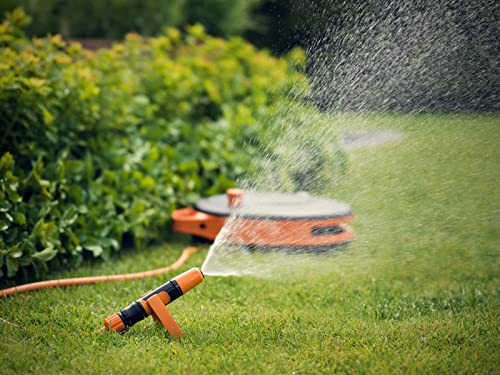 Miniatura 22 de Fiskars Carro Portamangueras S, Set De Riego Todo Incluido, 15 M De Alcance Total, Manguera De Jardín De Tamaño Universal Ø 9 Mm , Conector De Grifo Universal, Negro Naranja, 1020436