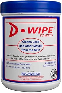 D-Lead D-Wipe Towels, Premoistened Lead-Removing Wipes (150 count)
