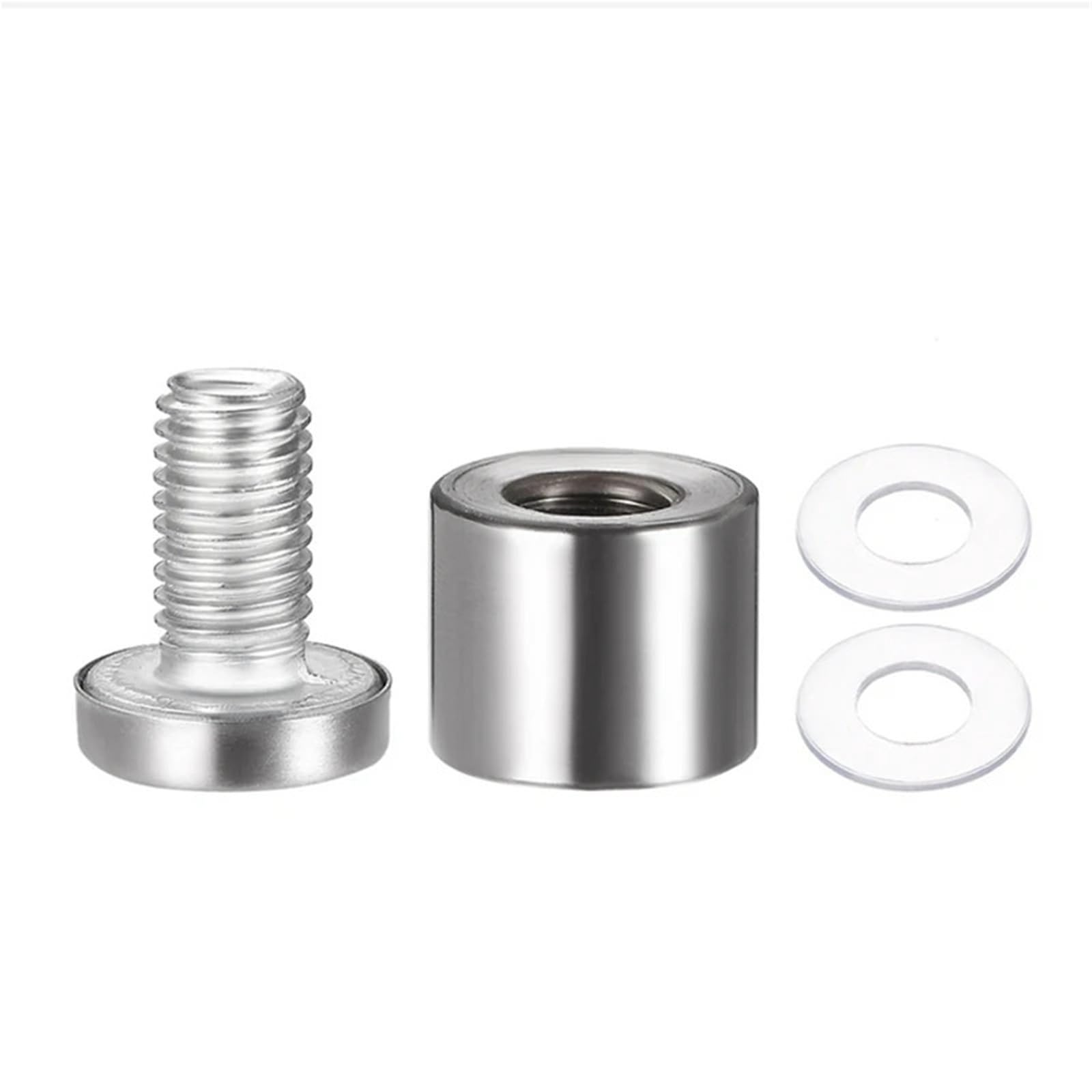 Tornillos Clavo Publicitario 50/40/20 Piezas Sujetadores De Vidrio 12mm Acero Inoxidable Acrílico Publicidad Separadores Pin Clavos Tornillos Fijación(16x25mm,20 PCS)