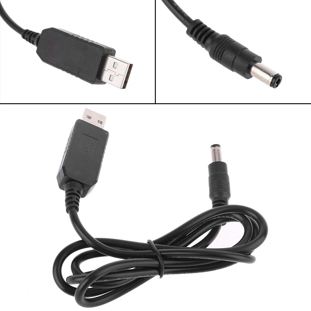 Cavo Potenziamento USB 1.3m Generico 5V/9V/12V - Cavo Da 1.3m Con Connettore 5.5*2.1mm, Potenzia I Tuoi Dispositivi Convertitore USB A DC - Foto 11