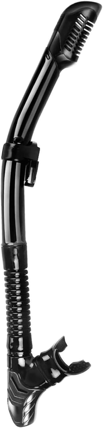 Greatever Snorkel seco para esnórquel, buceo, natación, con válvula seca superior y boquilla de silicona