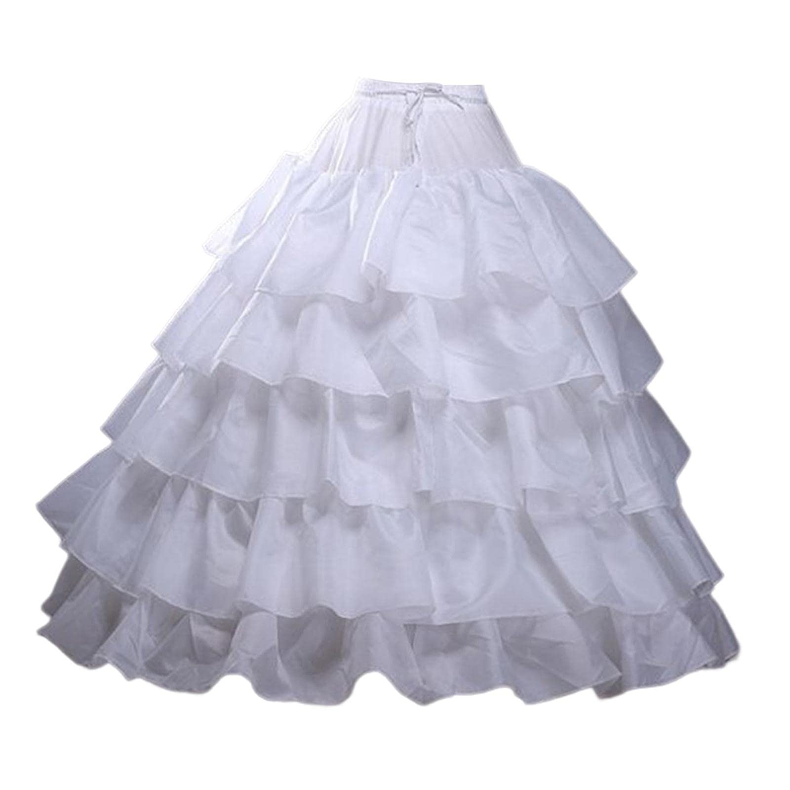 Jupon à Cerceau pour Robes de Mariée, Robes de Bal, Jupon, Accessoires de Mariage, Ceinture élastique pour Cosplay