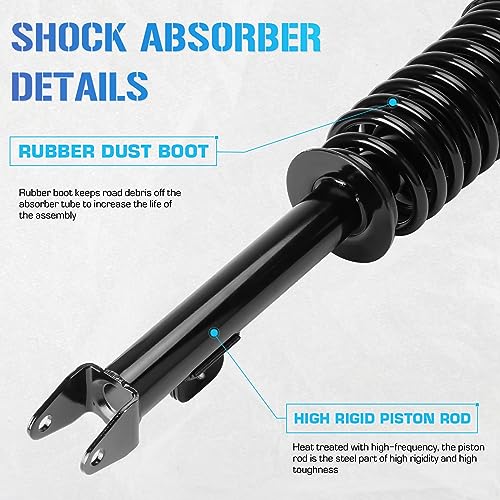 Front Struts w/Coil Springs for 2005-2010 Chrysler 300/2006-2010 Dodge Charger / 2005-2008 Dodge Magnum (ONLY RWD, 2.7L, 3.5L Models), Strut Shock Absorbers Assembly (Fits 172248 11260 182248) by ILONPA - Image 4