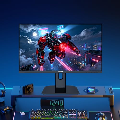 Image of Gawfolk 27 inch 2K QHD(2560x1440) PC Screen, 180Hz Gaming Monitor, 1ms Without Bezel, FreeSync,100% sRGB, 178 Wide Viewing Angle, HDMI2.0 & DisplayPort 1.4, 75 * 75MM Wall Mount Compatible- Black