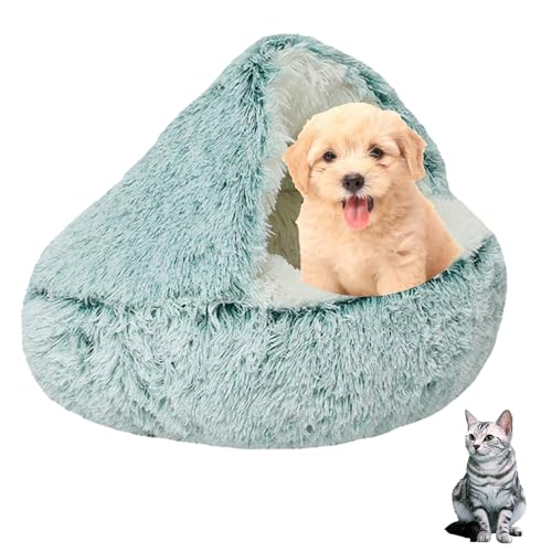 SHJOEE Soffice Letto a Forma di Conchiglia per Cani e Gatti Cuccia Cane Gatto Interno Morbida Caldo Divano in Peluche per Animali Domestici Fluffy Peluche Letti per Cani Lavabili Antiscivolo