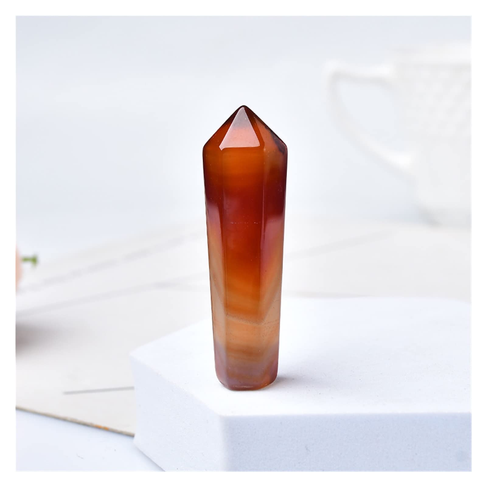 通常 1本タイプ カーネリアン パワーストーン 部屋の浄化 天然石 六