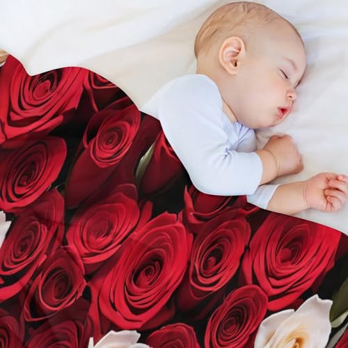 Couverture Polaire Plaid Rose Idée Cadeau Douceur Idéal Lit Canapé - 5